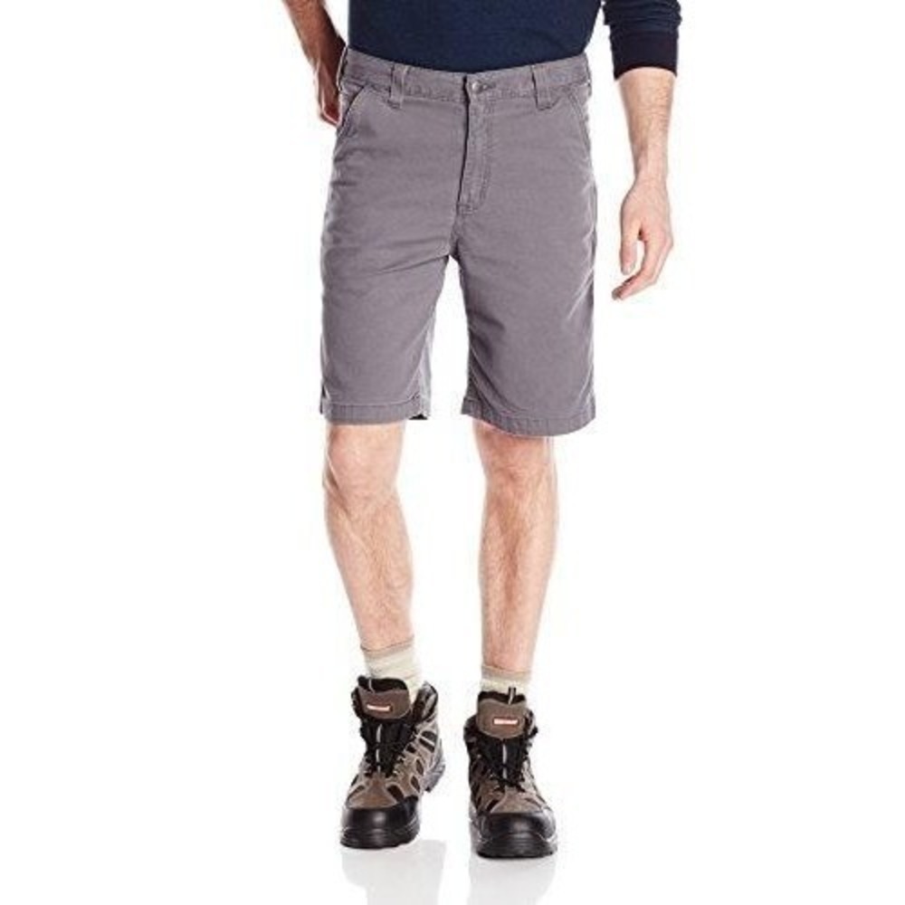 Men's Carhartt Relaxed 10" Rigby Dungaree Chino Shorts 40 Gravel